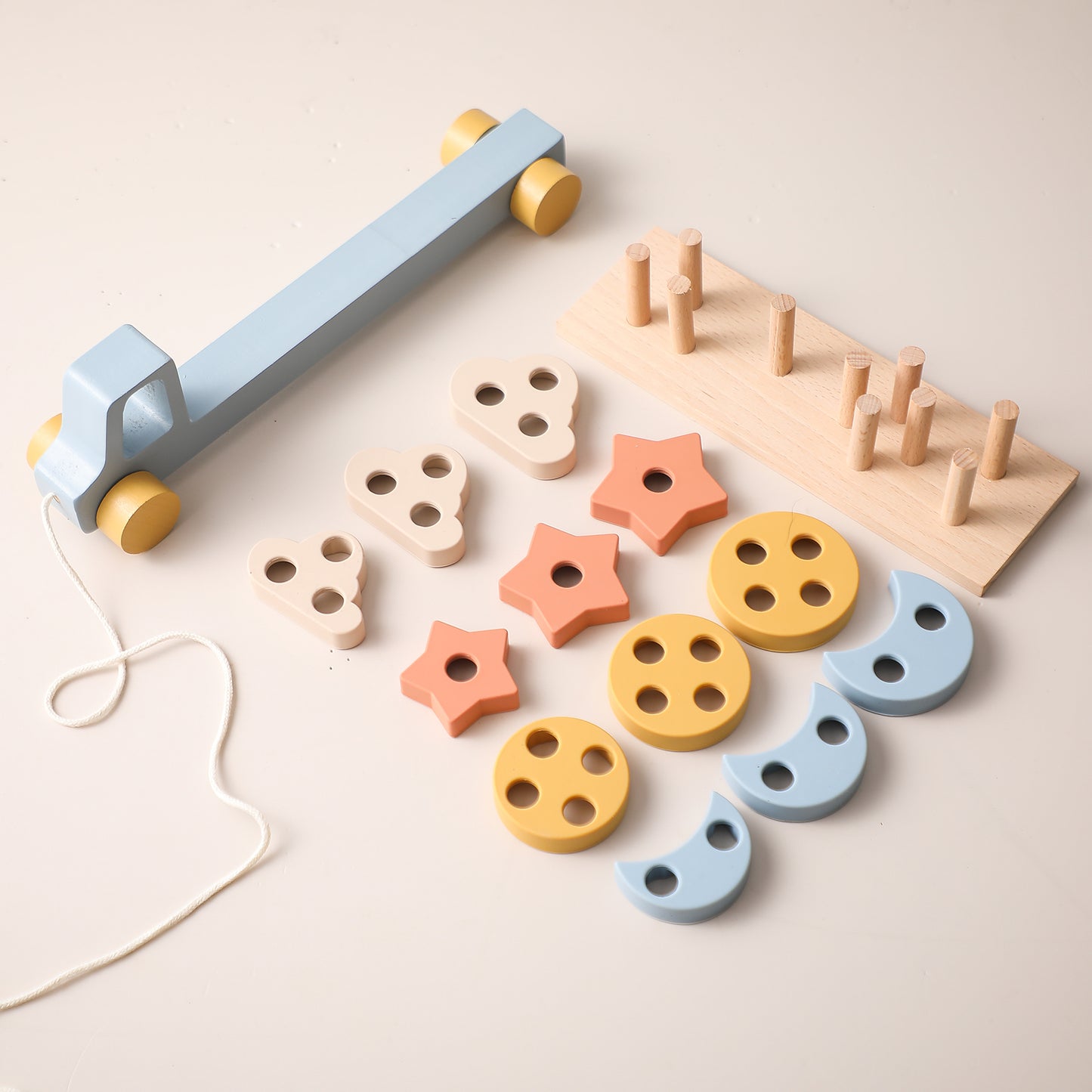 Wooden Shape Sorting Truck
