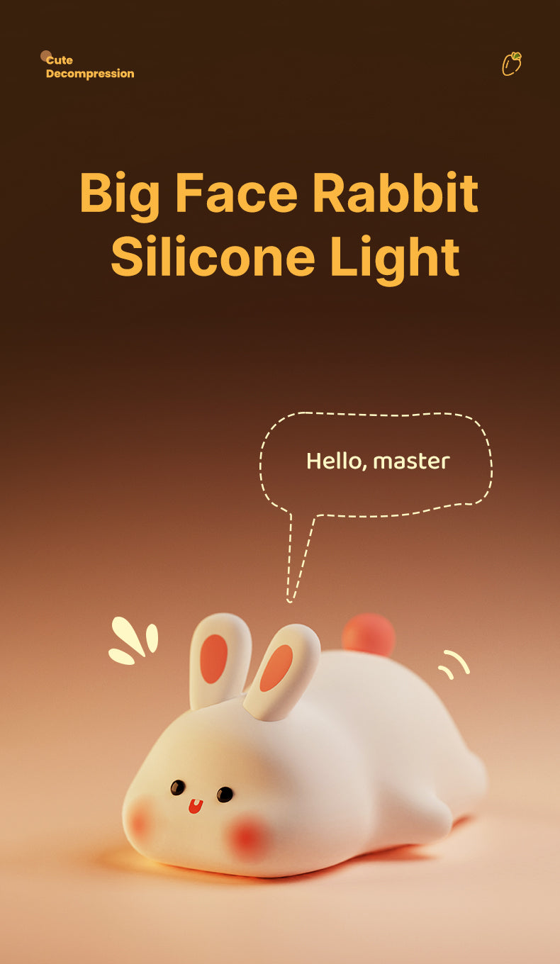 Rabbit Silicone Night Lamp