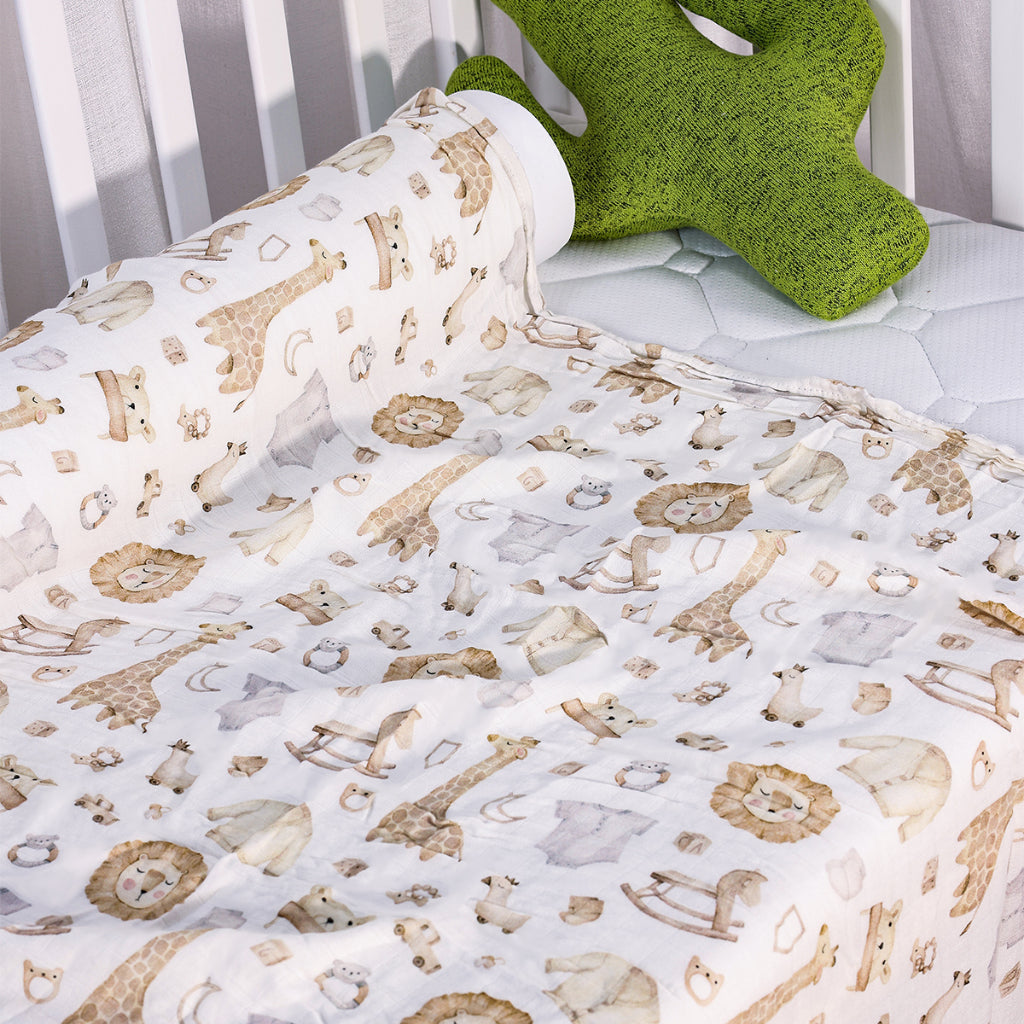 Animal Pattern Swaddle