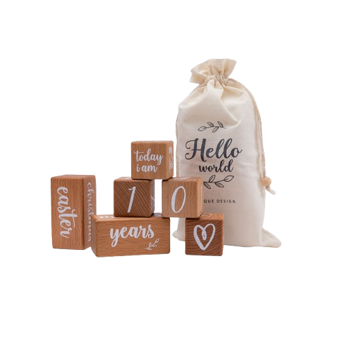 Wooden Milestone Blocks