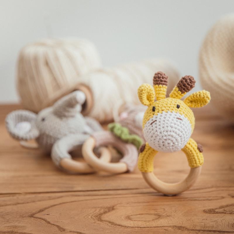 Giraffe Crocket Teether