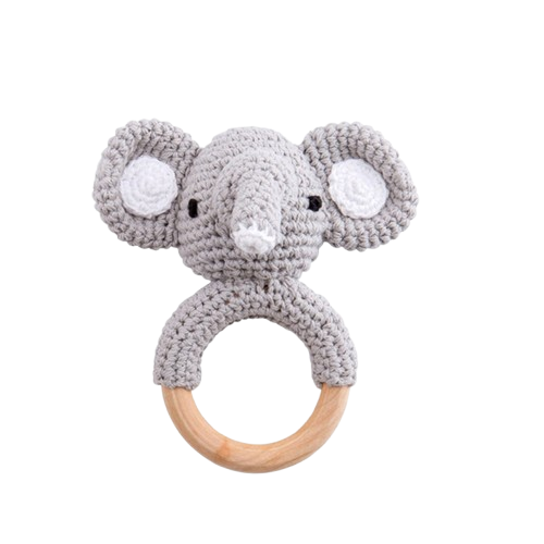 Elephants Crochet Teethers