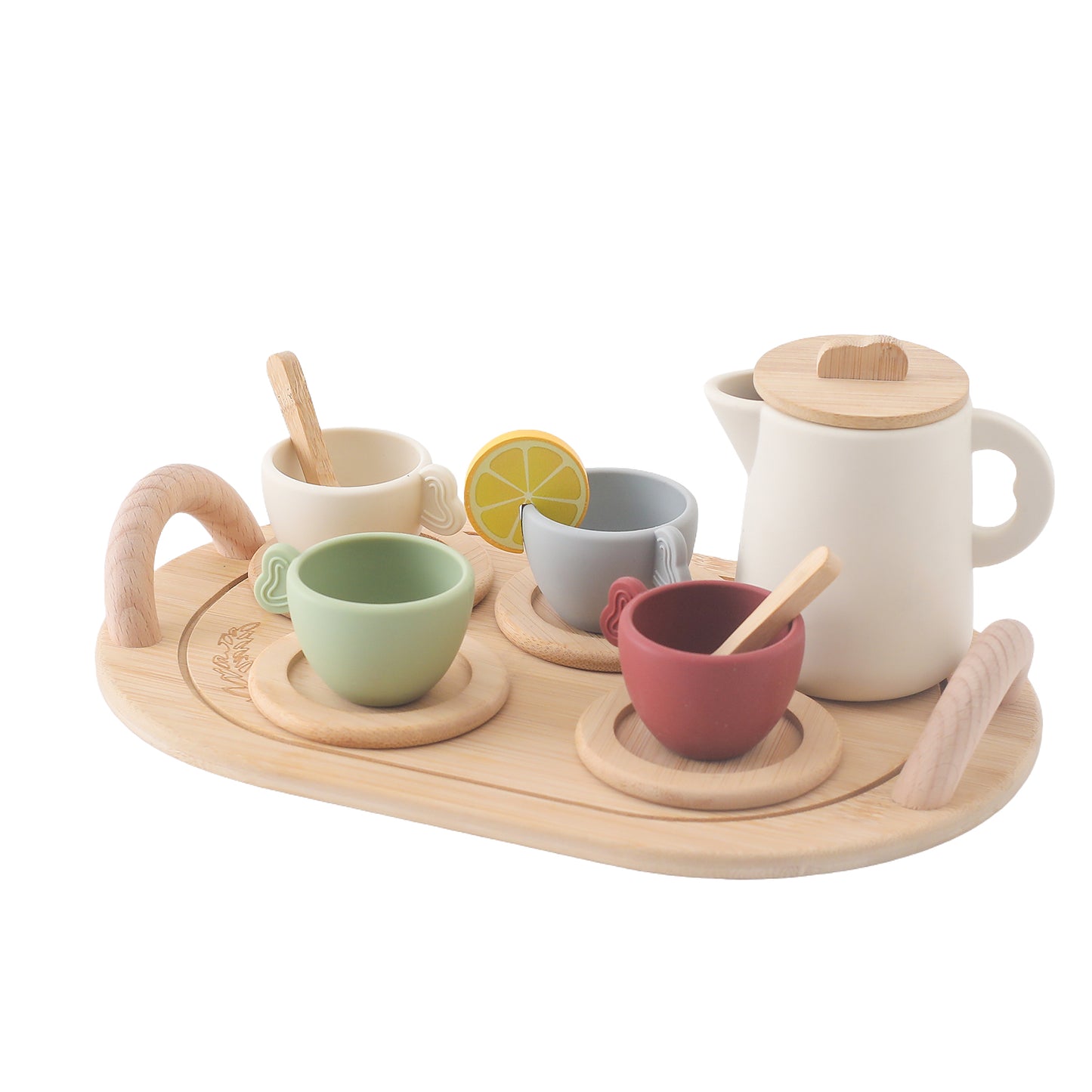 Wooden Tea Set