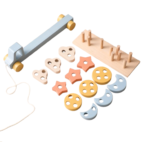 Wooden Shape Sorting Truck