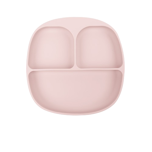 Silicone Divided Plate with Lid, Fork & Spoon