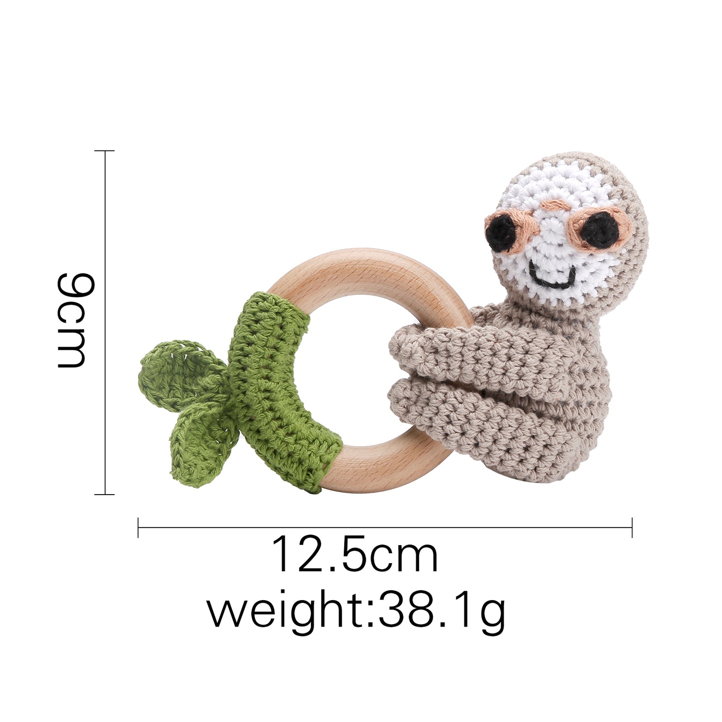 Sloth Crocket Teether
