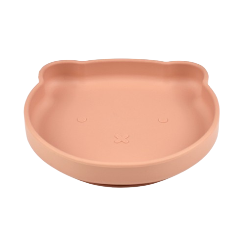 Silicone Bear Plate with Fork & Spoon