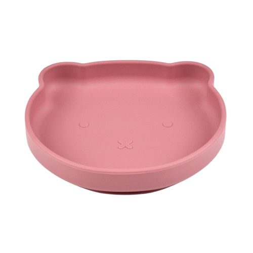 Silicone Bear Plate with Fork & Spoon