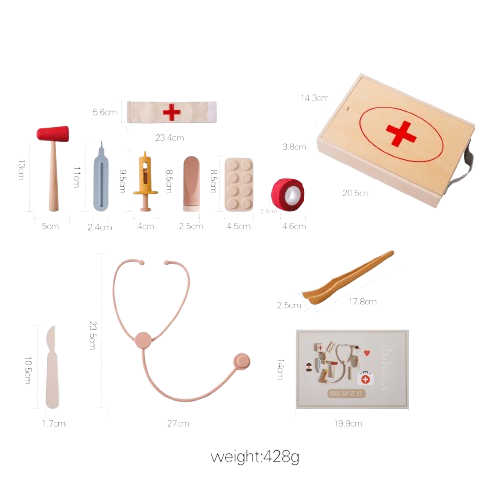 Wooden Doctor Playset