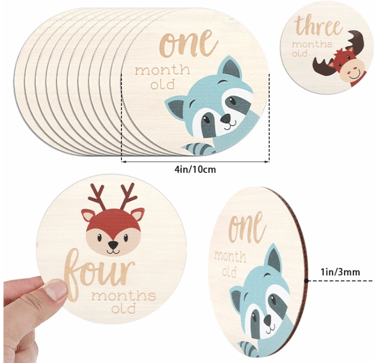 Hello World Animals Milestone Cards