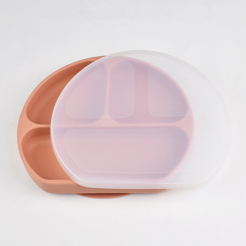 Divided Silicone Plate with Lid