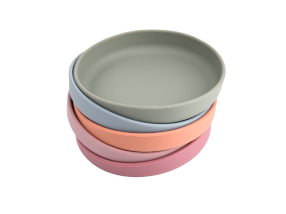 Round Plate with Fork & Spoon