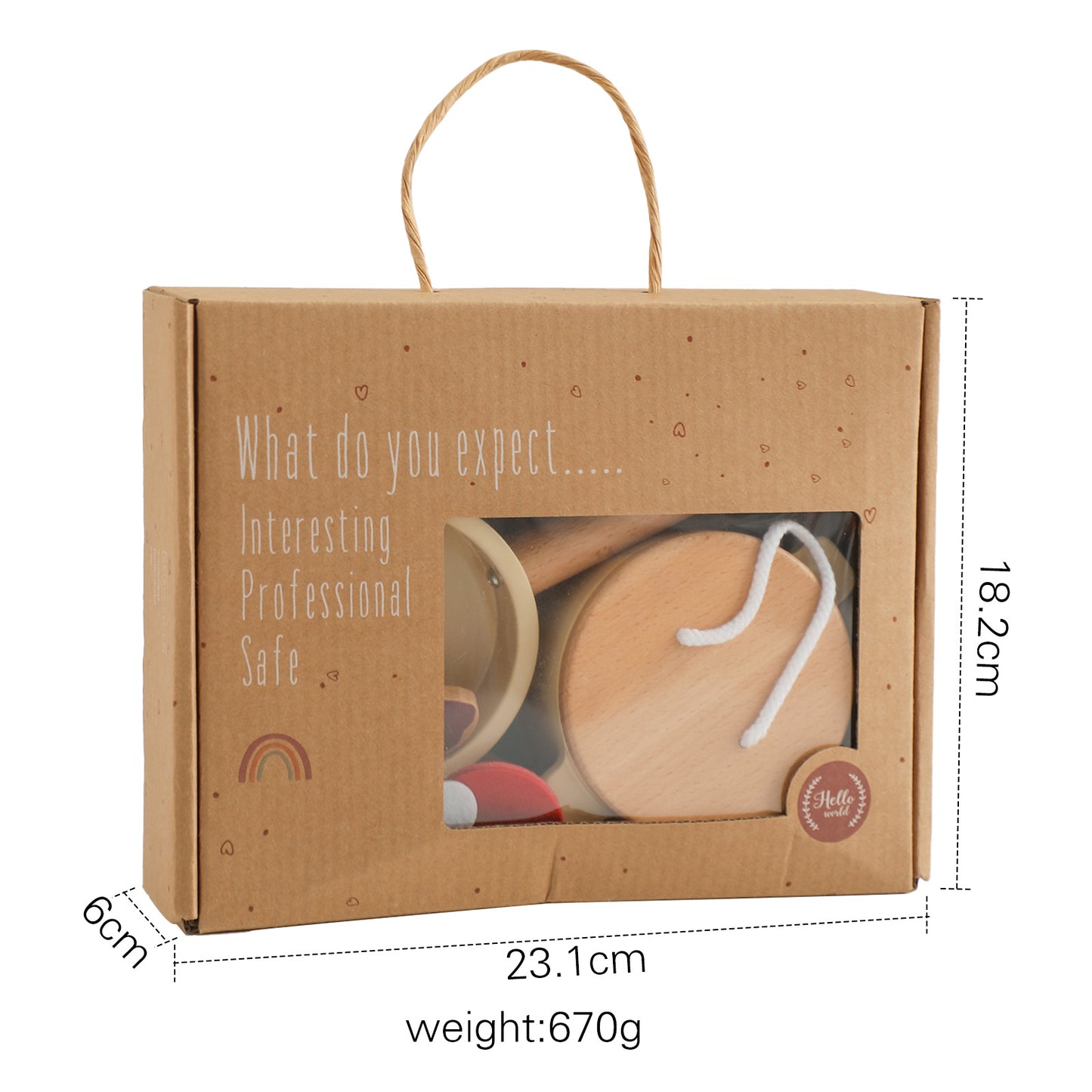 Wooden Kitchen Play Set