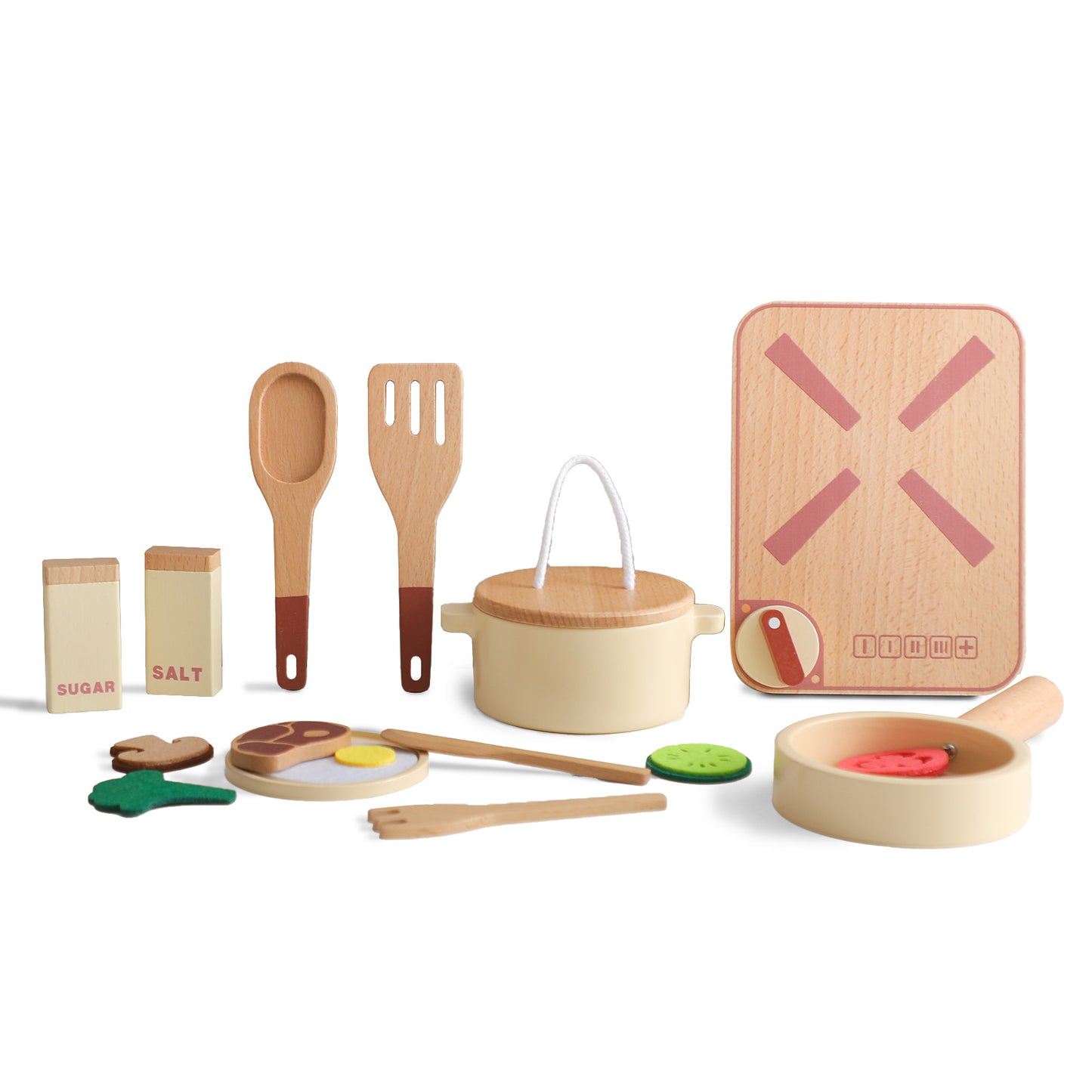 Wooden Kitchen Play Set