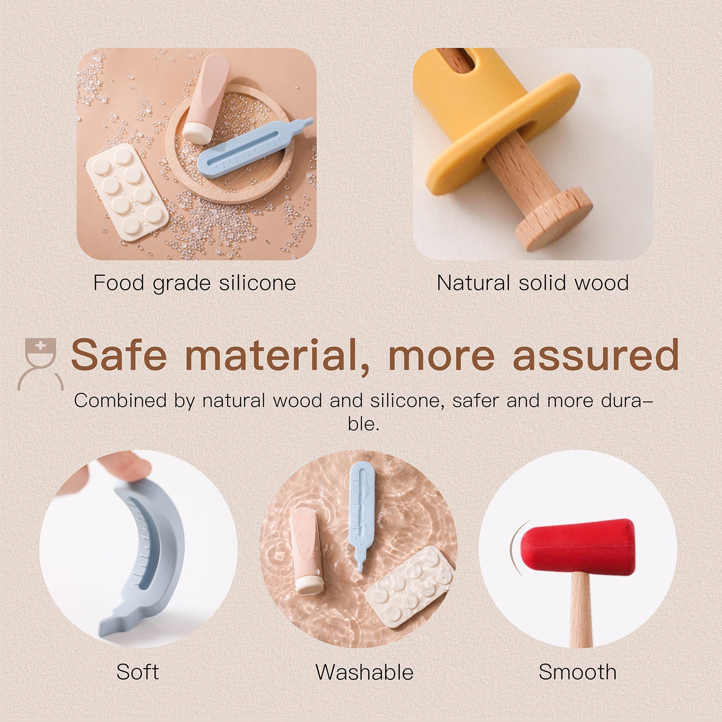 Wooden Doctor Playset