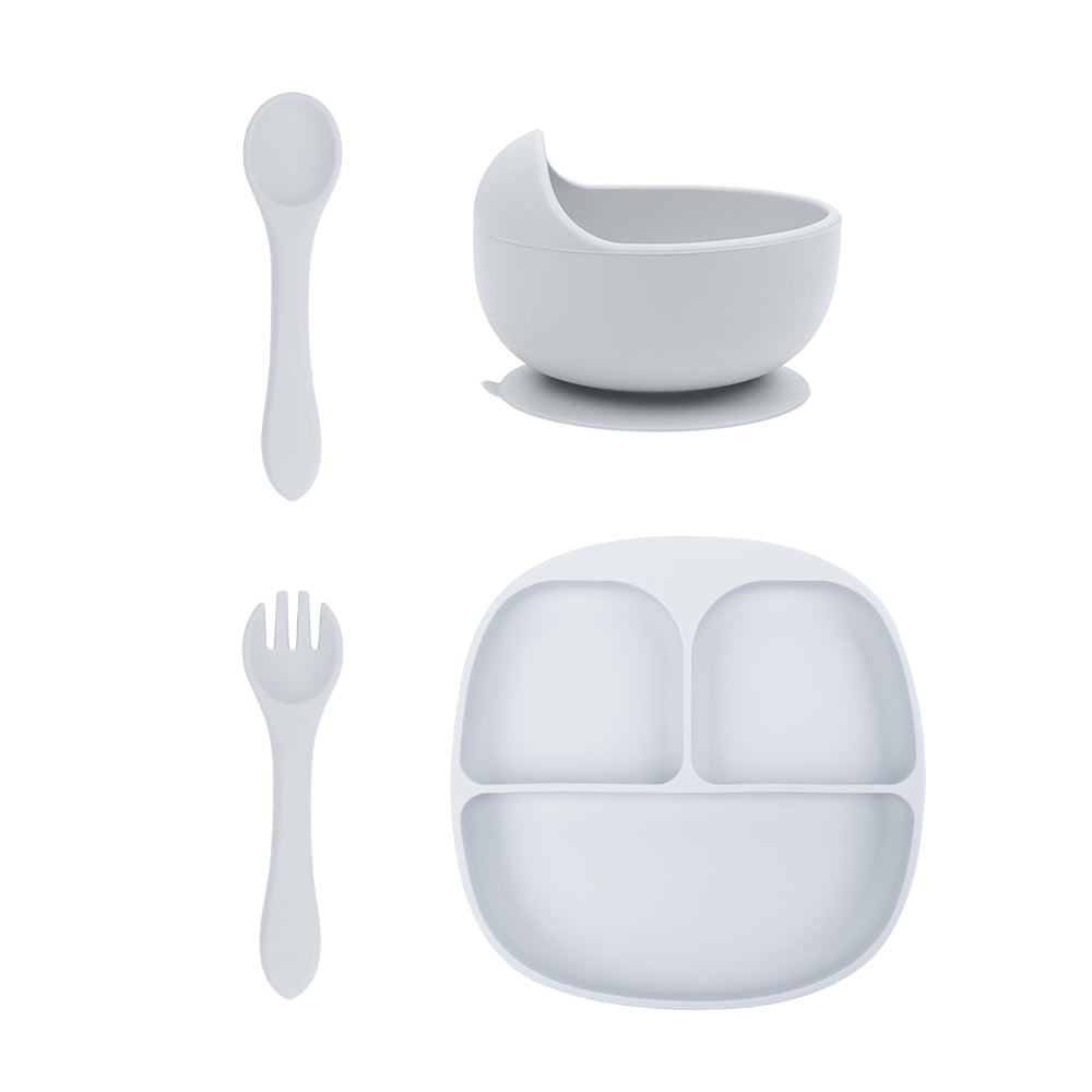 Silicone Bowl & Divided Plate