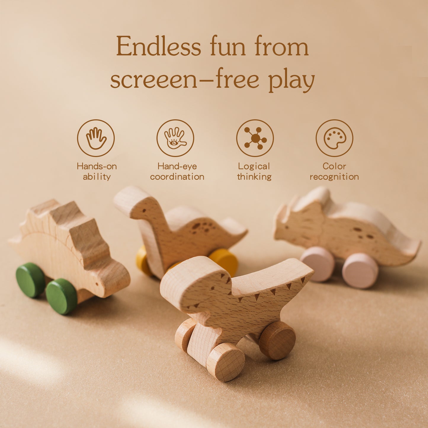 Wooden Dinosaur Toys