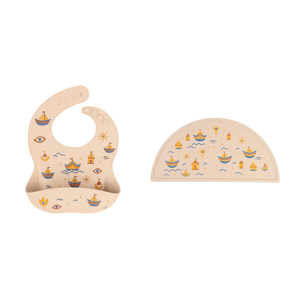 Silicone feeding mat for babies – Luzzu pattern by Nina’s