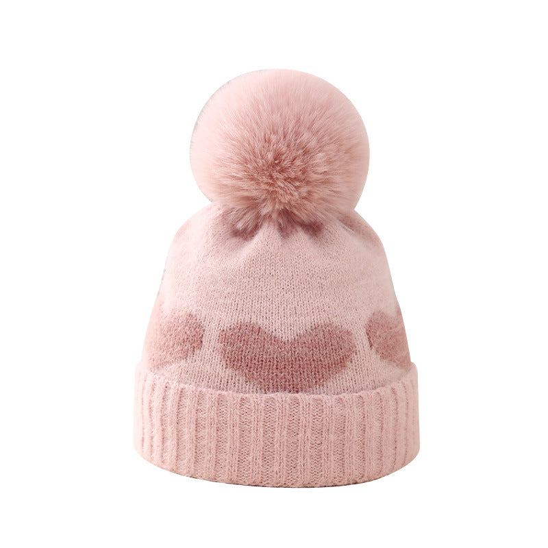 Heart Knitted Beanie