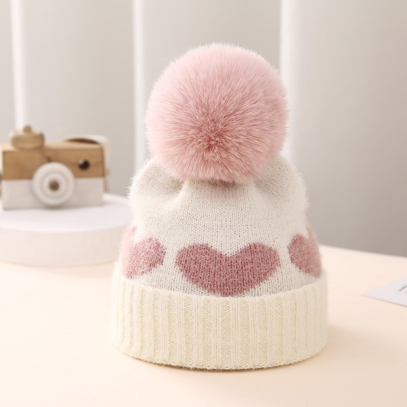 Heart Knitted Beanie