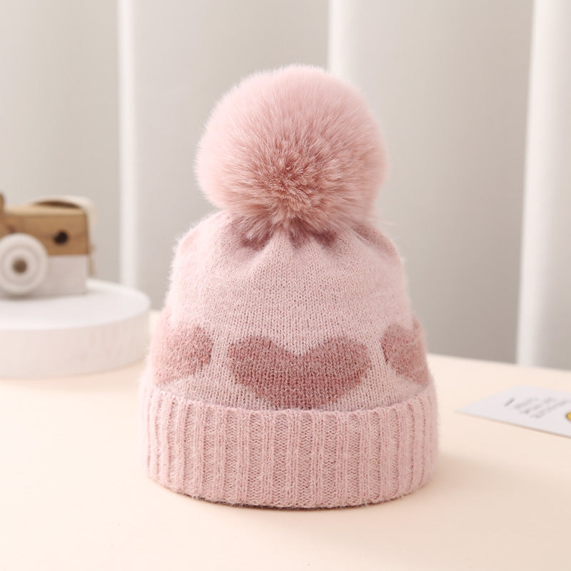 Heart Knitted Beanie