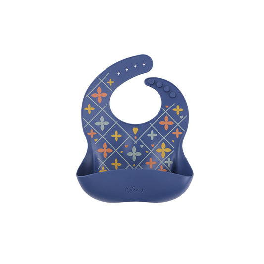 Il-Maduma Silicone Bib – Maltese Tile Inspired