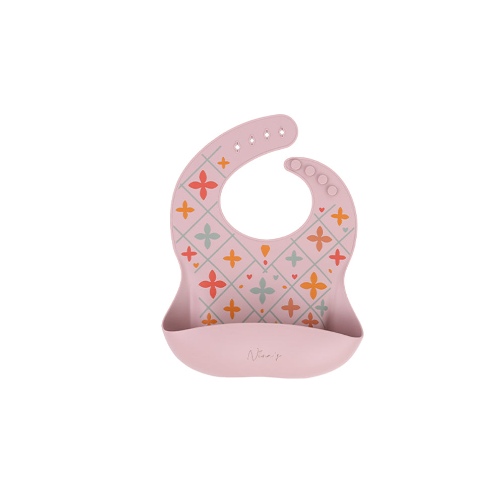 Il-Maduma Silicone Bib – Maltese Tile Inspired