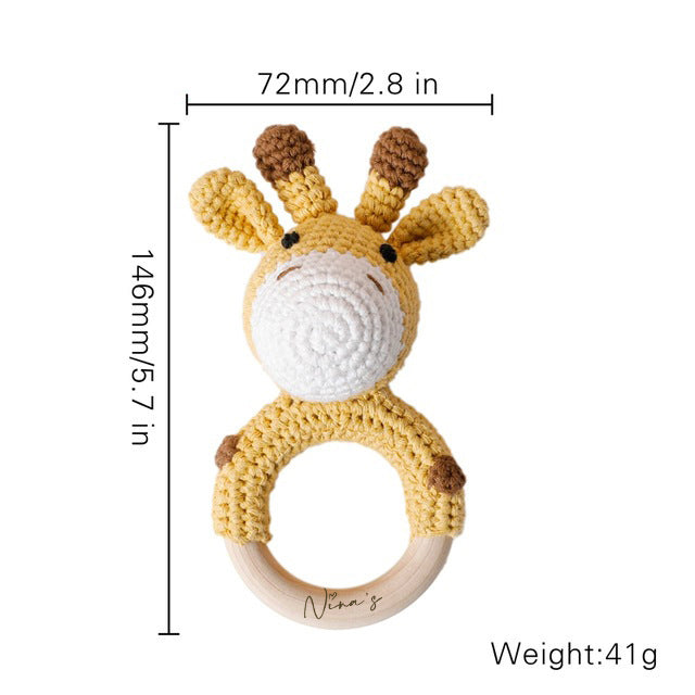 Giraffe Crocket Teether