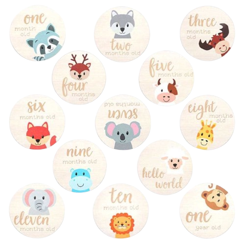 Hello World Animals Milestone Cards