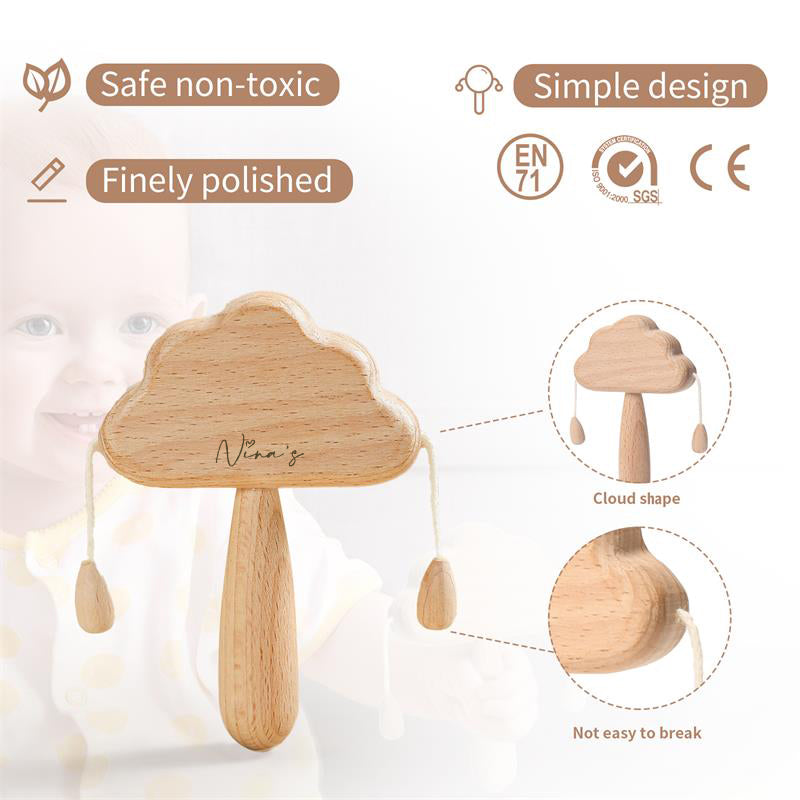 Wooden Cloud Shaker