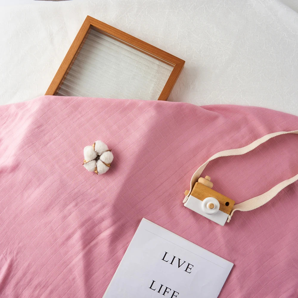 Large Baby Swaddle 120x110cm | Pink Swaddle