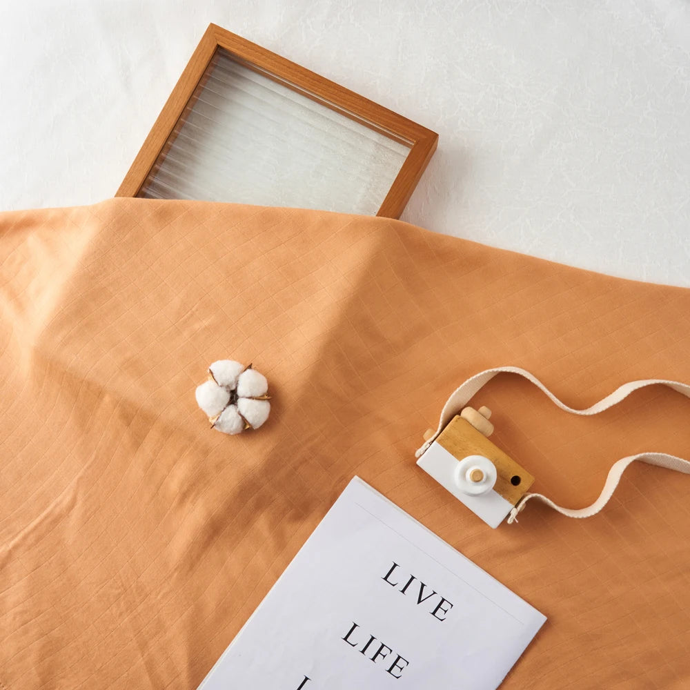 Large Baby Swaddle 120x110cm | Cream Swaddle