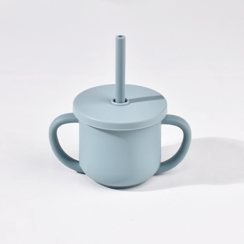 Silicone Cup with Straw