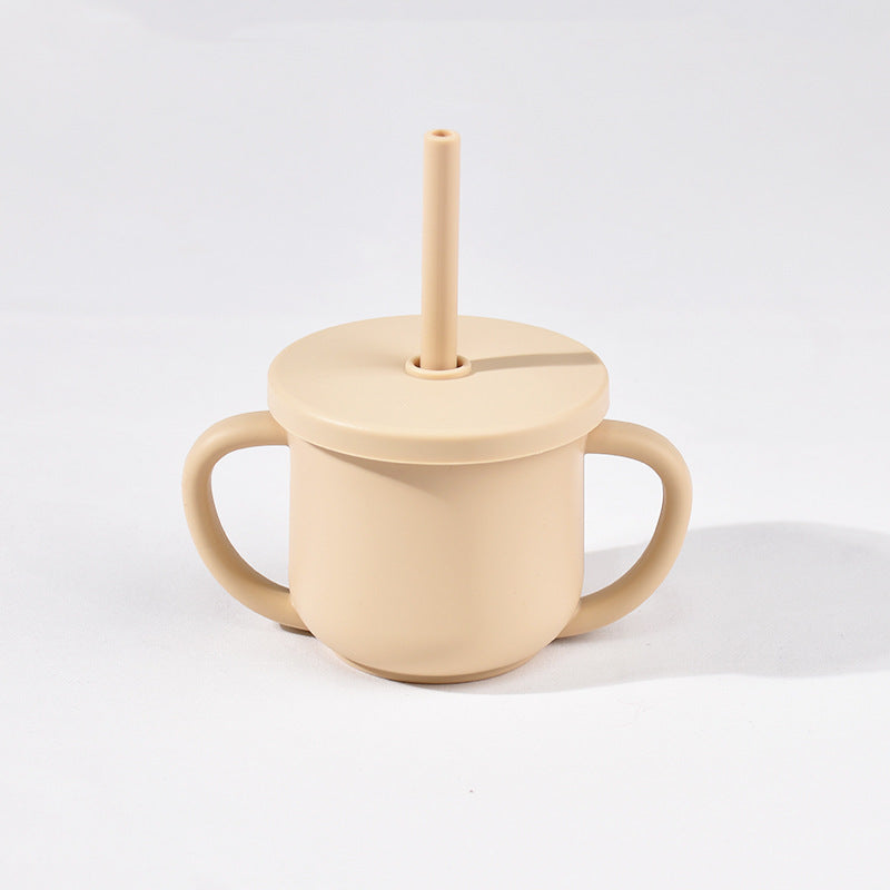 Silicone Cup with Straw