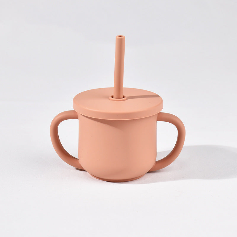Silicone Cup with Straw