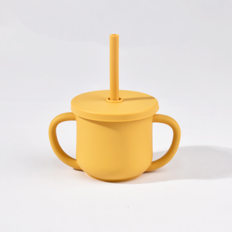 Silicone Cup with Straw