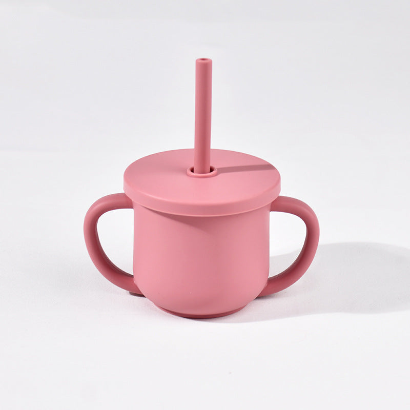 Silicone Cup with Straw