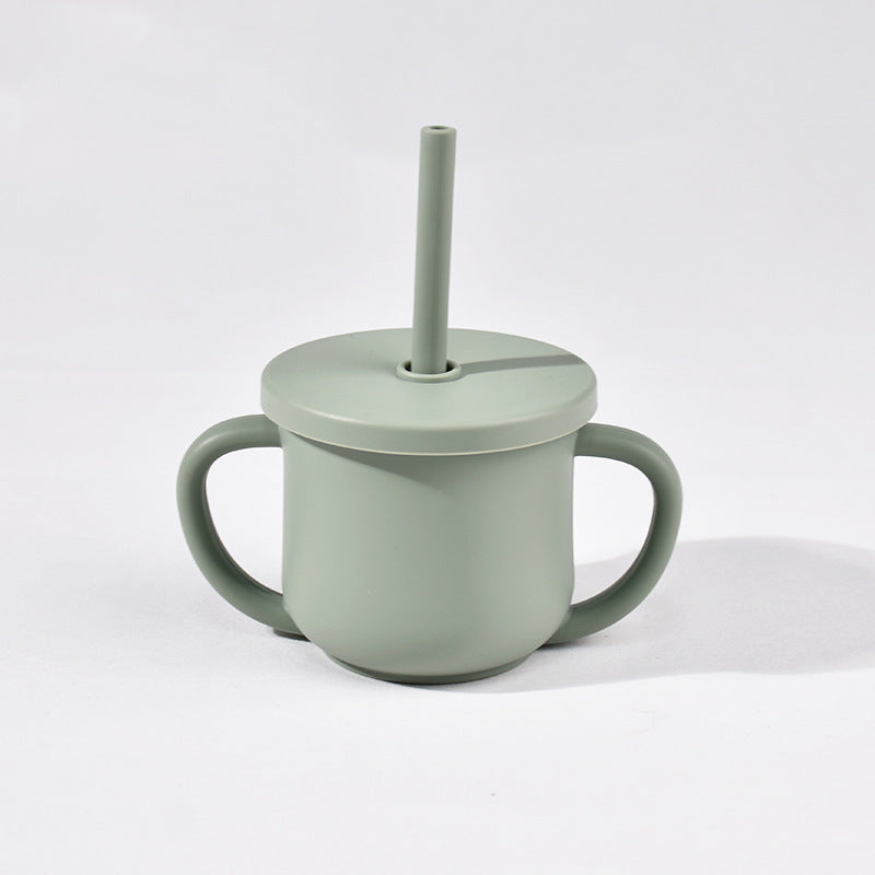 Silicone Cup with Straw