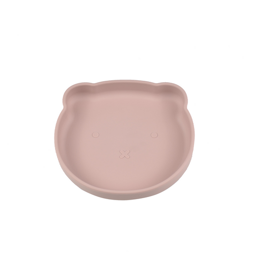 Silicone Bear Plate with Fork & Spoon