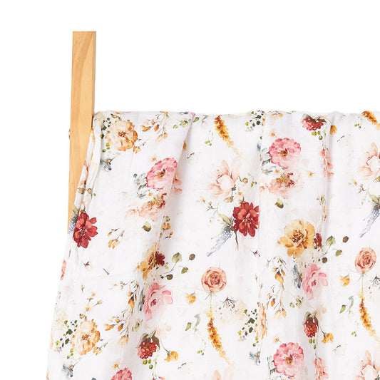 Floral Pattern Swaddle