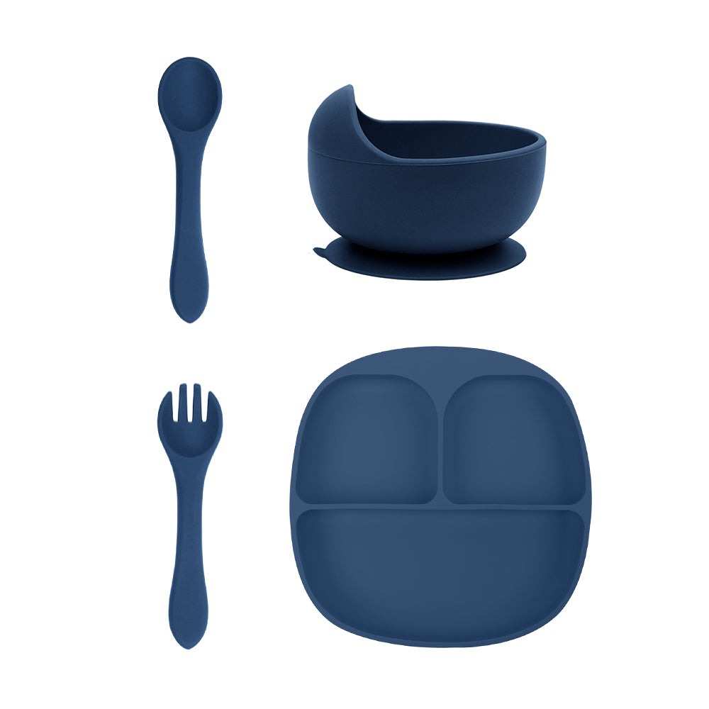 Silicone Bowl & Divided Plate